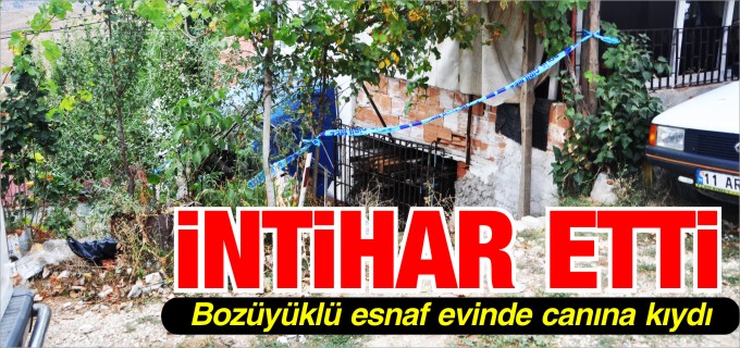 İNTİHAR ETTİ