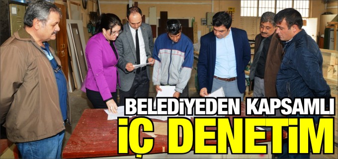 BELEDİYEDEN KAPSAMLI İÇ DENETİM