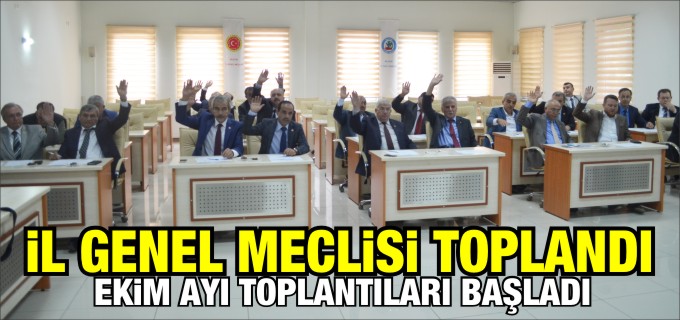 EKİM AYI TOPLANTILARI BAŞLADI