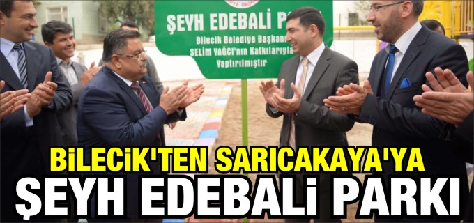 BİLECİK’TEN KARDEŞ ŞEHİR SARICAKAYA’YA ÇOCUK PARKI