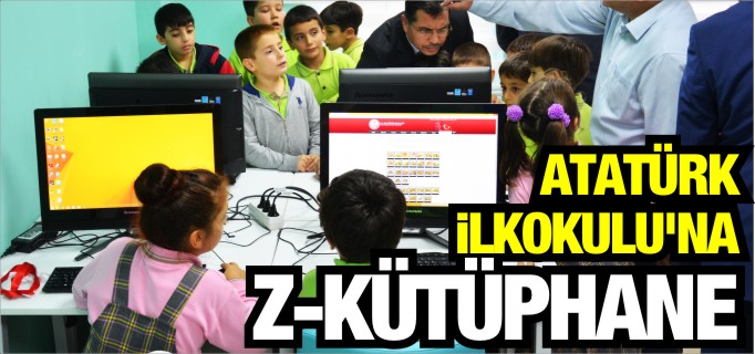 ATATÜRK İLKOKULU’NA Z-KÜTÜPHANE