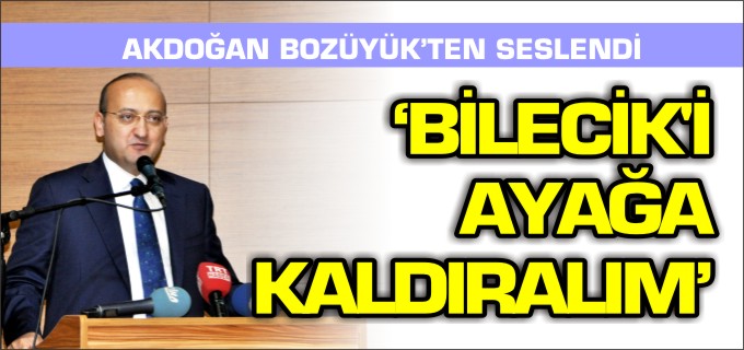 ’DEVLET VE MİLLET DAYANIŞMASI İLE BİLECİK’İ AYAĞA KALDIRALIM’