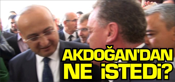 ÇINAR, AKDOĞAN’DAN NE İSTEDİ?