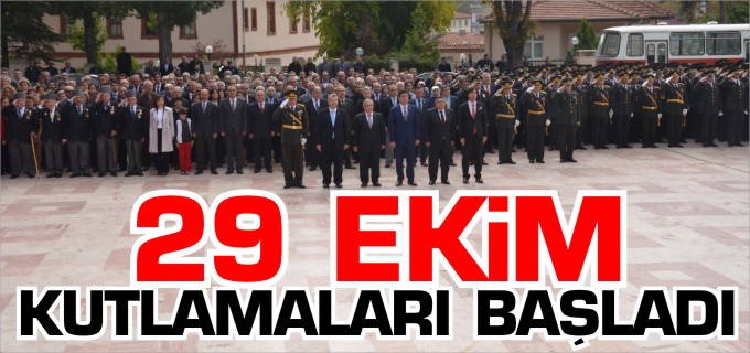29 EKİM KUTLAMALARI BAŞLADI