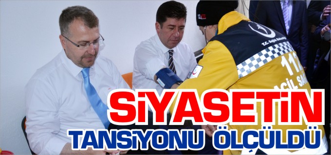 SİYASETİN TANSİYONU ÖLÇÜLDÜ!