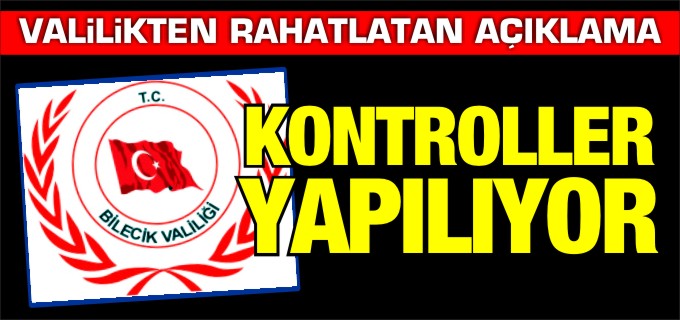 KONTROLLER YAPILIYOR