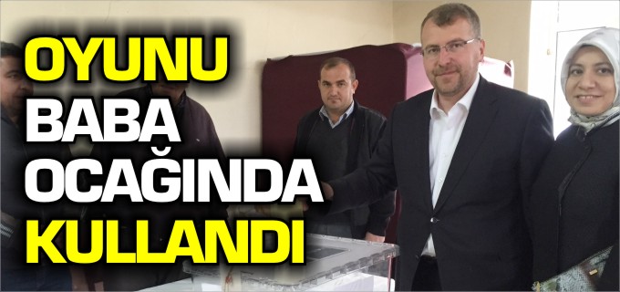 ELDEMİR, OYUNU BABA OCAĞINDA KULLANDI