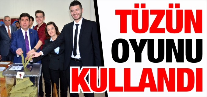 TÜZÜN OYUNU KULLANDI