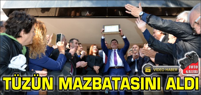 TÜZÜN MAZBATASINI ALDI