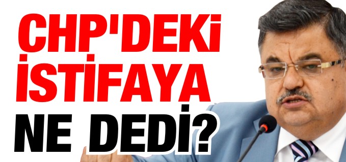 BAŞKAN YAĞCI İSTİFAYI DEĞERLENDİRDİ