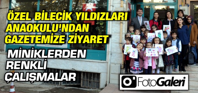 MİNİKLERDEN RENKLİ ÇALIŞMALAR