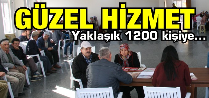 1200 KİŞİYE ÜCRETSİZ GÖZ TARAMASI YAPILDI