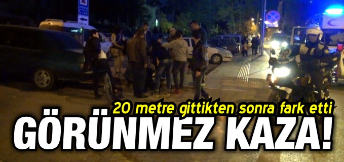 AYAĞININ ÜZERİNDEN OTOMOBİL GEÇTİ