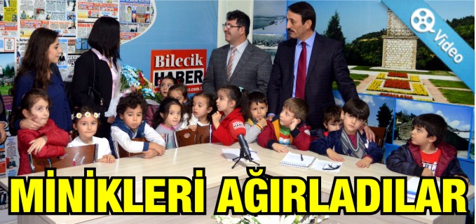 BASIN MASASI MİNİKLERİ AĞIRLADI
