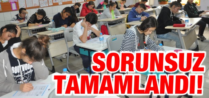 TEOG SINAVI SORUNSUZ TAMAMLANDI