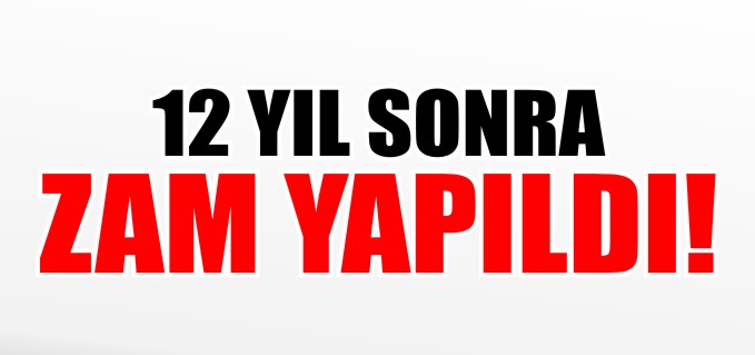 12 YIL SONRA ZAM YAPILDI