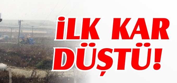 BOZÜYÜK’TE MEVSİMİN İLK KARI YAĞDI