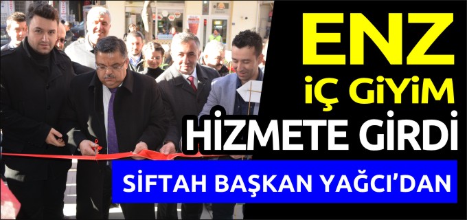 ENZ İÇ GİYİM AÇILDI