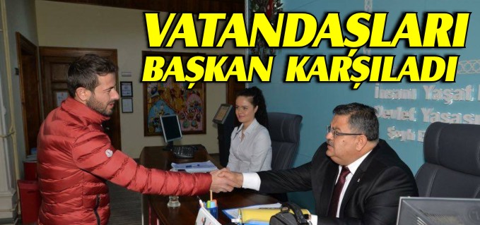 BAŞKAN YAĞCI AKMASA’DA VATANDAŞLARI KARŞILADI