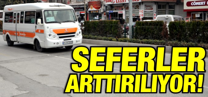 BOZÜYÜK MYO ÖĞRENCİLERİ İÇİN DOLMUŞ SEFERLERİ ARTTIRILIYOR