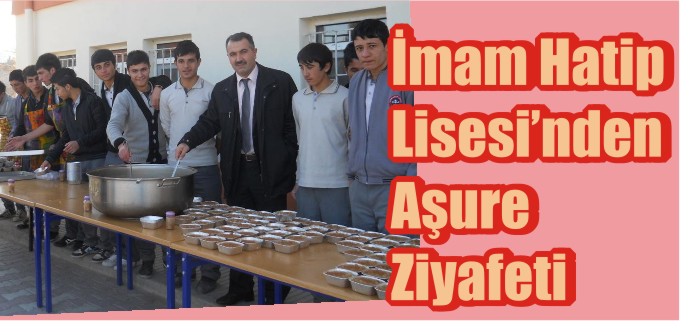 İMAM HATİP LİSESİN’NDEN İLÇEYE AŞURE ZİYAFETİ