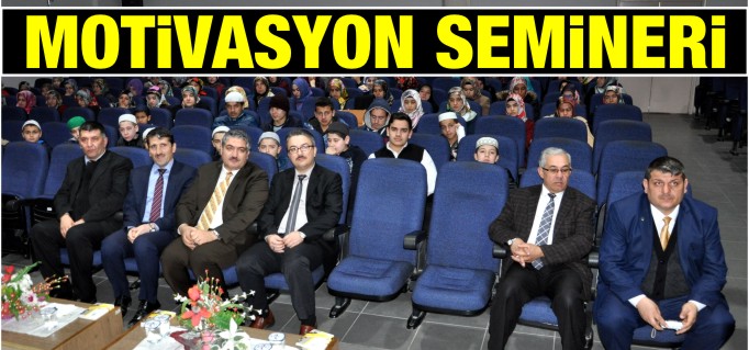 HAFIZLIK YOLU MOTİVASYONU SEMİNERİ VERİLDİ