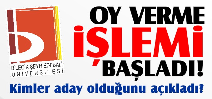 OY VERME İŞLEMİ BAŞLADI