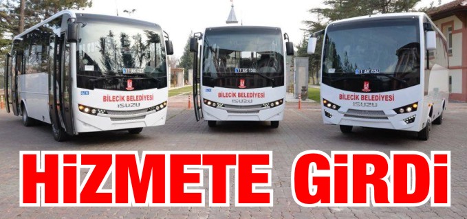 YENİ OTOBÜSLER HİZMETE GİRDİ