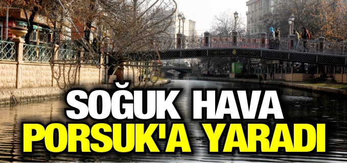 SOĞUK HAVA PORSUK’A YARADI
