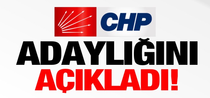 METİN YAŞAR ADAY OLDU