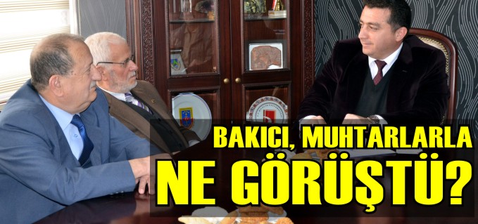 MAHALLELERİN SORUNLARI MASAYA YATIRILDI