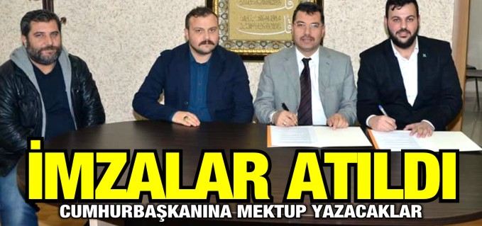TÜGVA’DAN ERDOĞAN’A MEKTUP PROJESİ