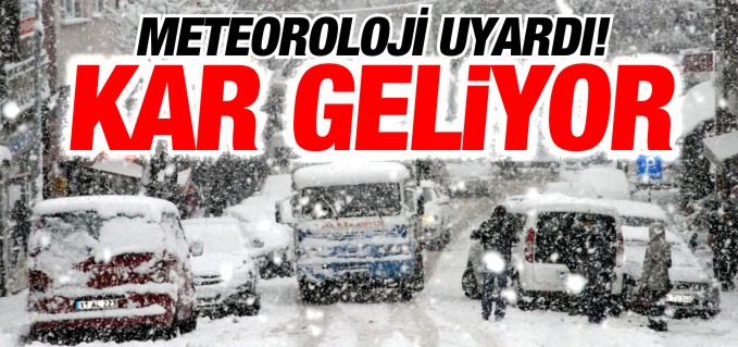 KAR GELİYOR