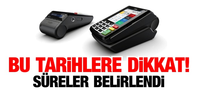 YENİ NESİL YAZAR KASA KULLANIM SÜRELERİ BELİRLENDİ