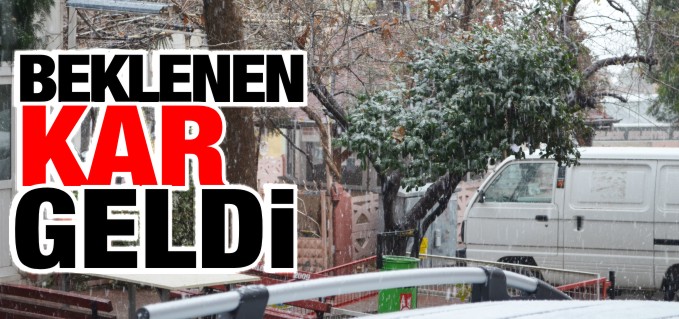 BEKLENEN KAR GELDİ