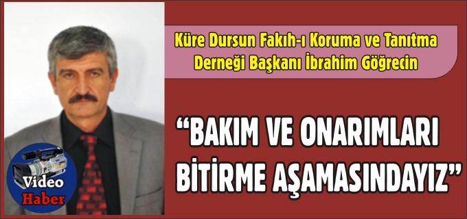 "BAKIM VE ONARIMLARI BİTİRME AŞAMASINDAYIZ"