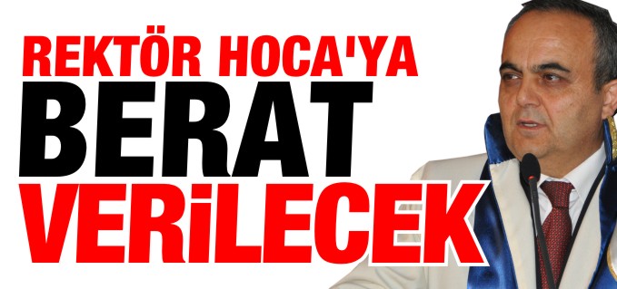 REKTÖR HOCAYA FAHRİ HEMŞEHRİLİK BERATI VERİLECEK