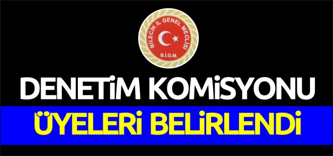 DENETİM KOMİSYONU ÜYELERİ BELİRLENDİ