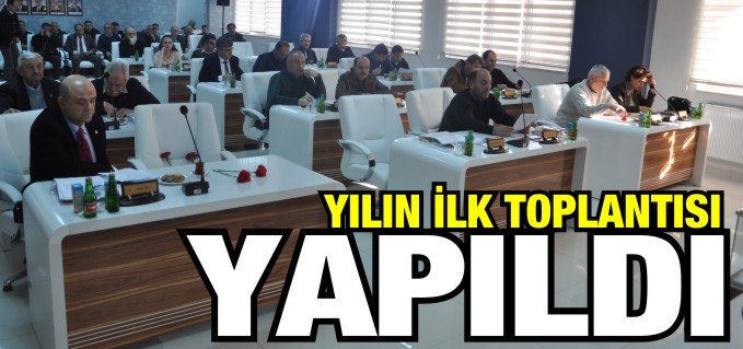 BOZÜYÜK’TE YILIN İLK MECLİS TOPLANTISI YAPILDI