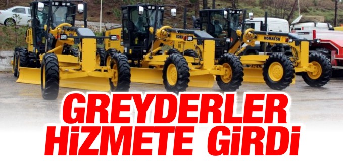 ARAÇ FİLOSUNA 3 GREYDER DAHA