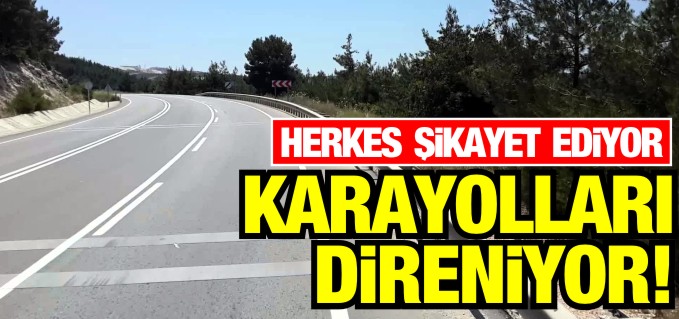 HERKES ŞİKAYET EDİYOR, KARAYOLLARI DİRENİYOR!