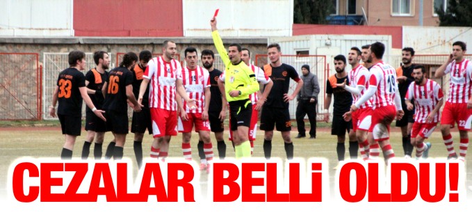 CEZALAR BELLİ OLDU