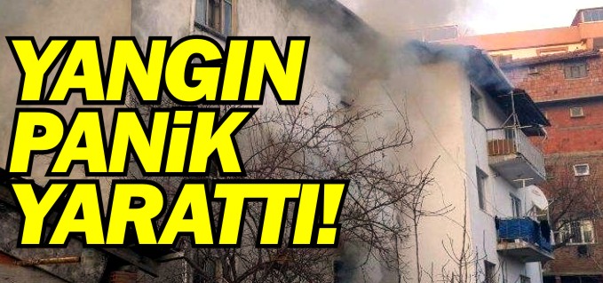 YANGIN PANİK YARATTI