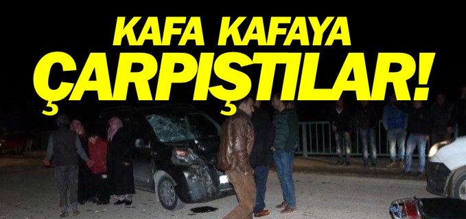 KAFA KAFAYA ÇARPIŞTILAR