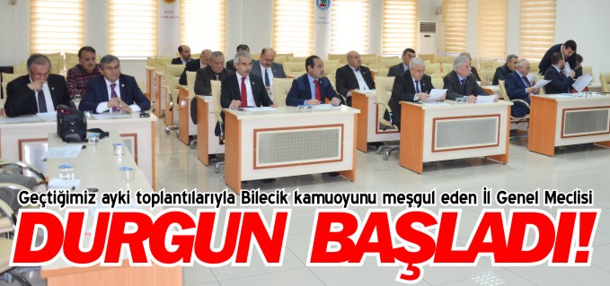 DURGUN BAŞLADI