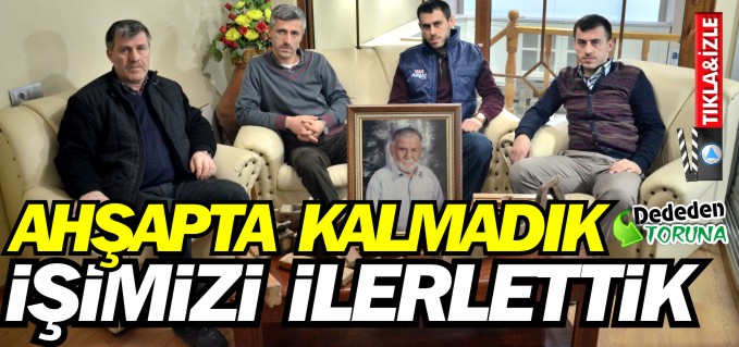 ’AHŞAPTA KALMADIK, İŞİMİZİ İLERLETTİK’