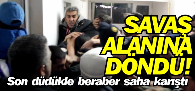 SOYUNMA ODASI KORİDORLARI SAVAŞ ALANINA DÖNDÜ