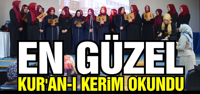 EN GÜZEL KUR’AN-I KERİM OKUNDU