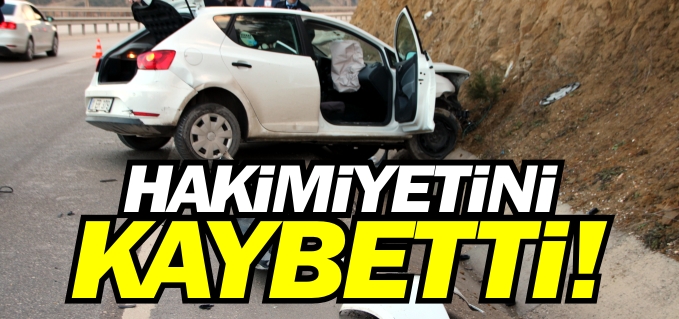 KAYGAN YOLDA HAKİMİYETİNİ KAYBETTİ