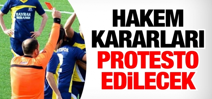 HAKEM HATALARINA TEPKİ GÖSTERMEK İÇİN 13 TAKIM EYLEM YAPACAK